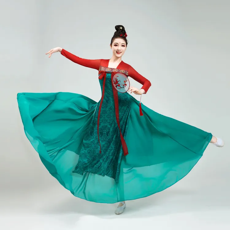 【碧朗福】改良汉服日常服飘逸女汉唐齐胸裙中国风形体裙子古典套装