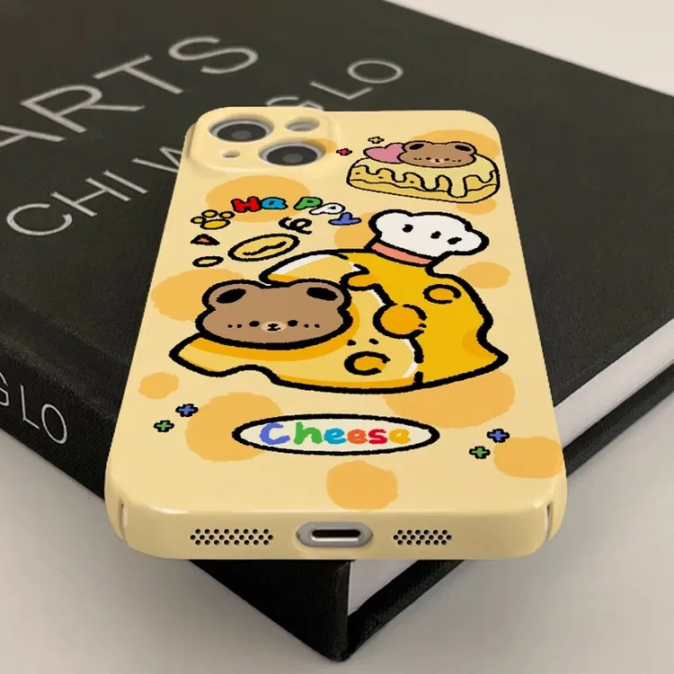 菲林软壳防摔黄油小熊适用苹果16华为reno13小米15vivox200 1加