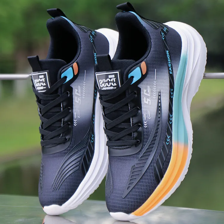 【超轻】夏季冰丝透气网鞋男轻便软底跑步运动鞋青少年潮流镂空单鞋