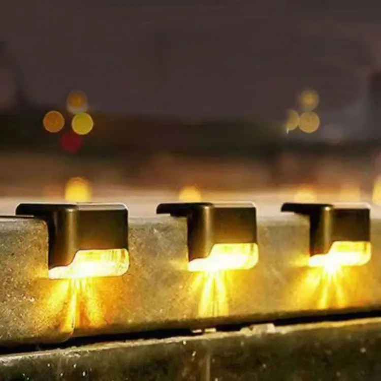 太阳能灯庭院装饰灯栏杆灯感应家用花园布置阳台台阶楼梯景观壁灯