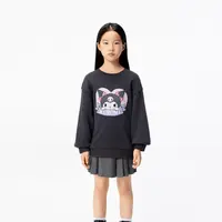 【芷芸专属】littlemoco童装25春装新款女童库洛米IP圆领长袖卫衣