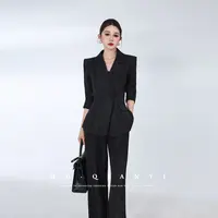 MD定制·杨千亿【低调奢华】2025秋季时尚气质女主穿搭长袖西服套装