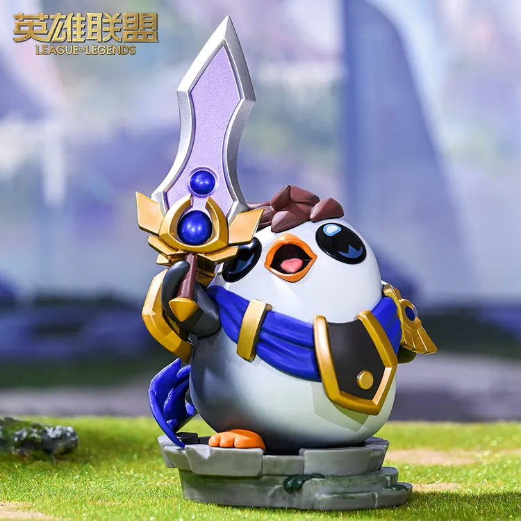 英雄联盟LOL 企鹅盖伦 手办收藏Q版桌面摆件游戏周边