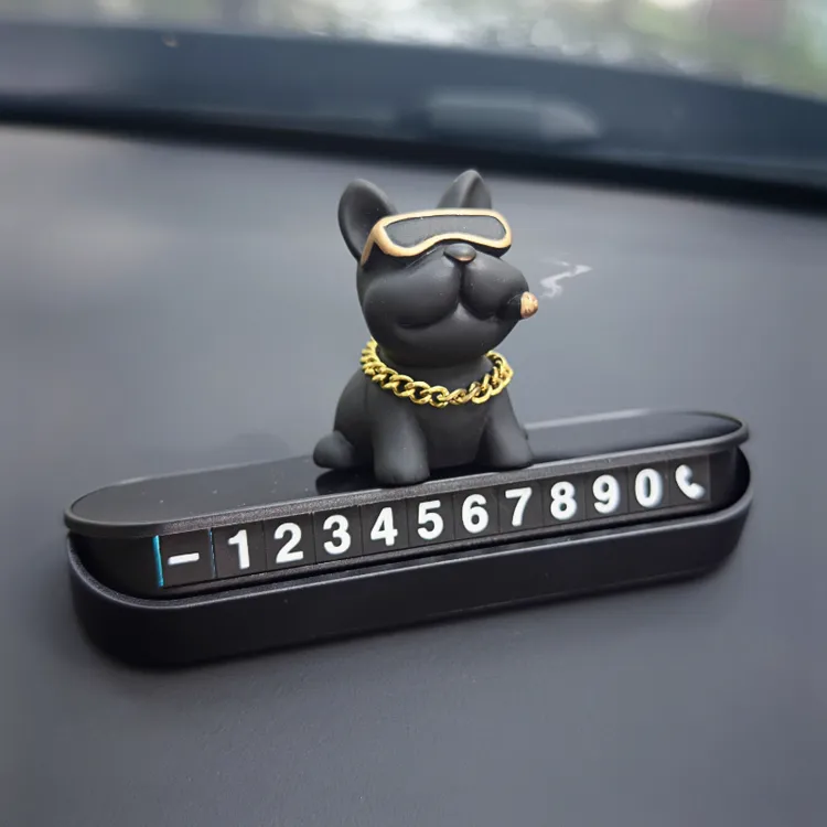 高级感汽车临时停车电话号码牌车载装饰用品车用挪车牌车内移车卡