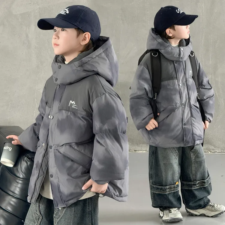 男童棉服冬季2025新款中大儿童男孩迷彩面包服棉袄外套冬装棉衣潮