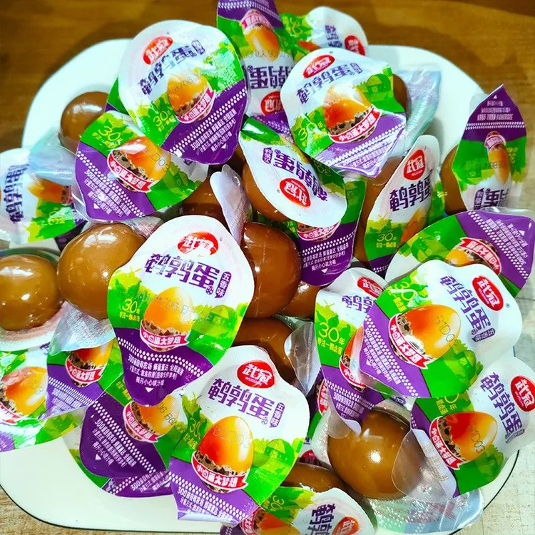 鹌鹑蛋！五香味香辣味独立包装开袋即食卤味鹌鹑蛋