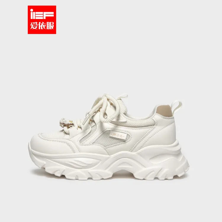 IEF/爱依服老爹鞋2025夏季新款透气时尚小众设计感低帮休闲运动鞋