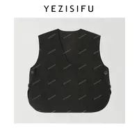 欧尼私服 2025秋季新款高级感V领针织马甲叠穿无袖上衣2509C6298