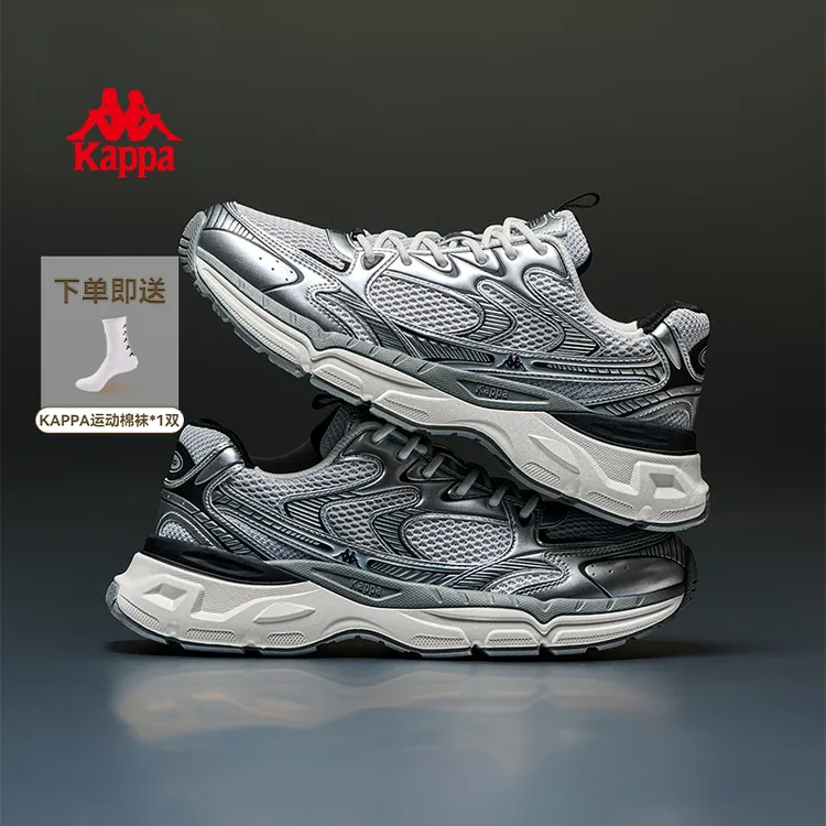 Kappa/卡帕氢轨鞋丨背靠背欧若风老爹鞋秋季男女款鞋子运动鞋14CJ商品图