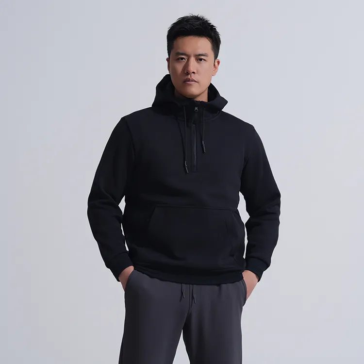 【龙牙】重型基础款套头连帽战术卫衣穿搭加绒长袖宽松休闲运动百搭