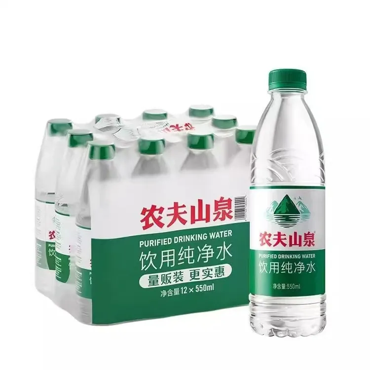 农夫山泉纯净水550ml12绿饮用天然矿泉水大小瓶装官方整箱批特价