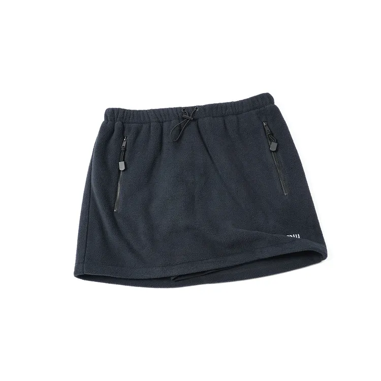 【摇粒绒抽绳短裙】QZCL5A234秋冬百搭显腿长户外休闲舒适短裙