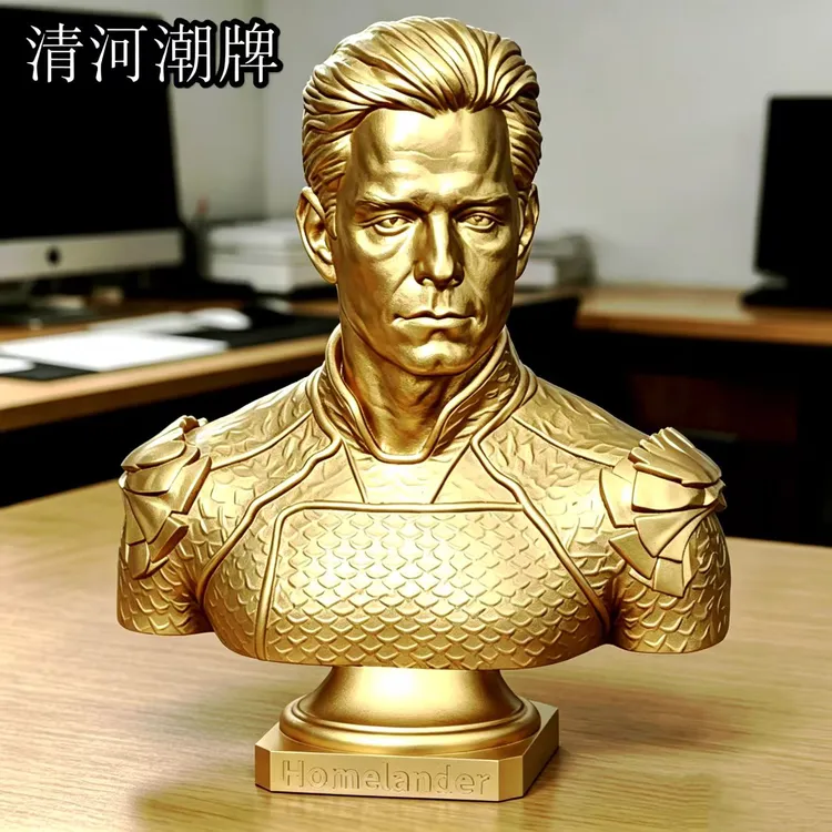 祖国人Homelander半身像 高精度模型 黑袍纠察队摆件(多色)