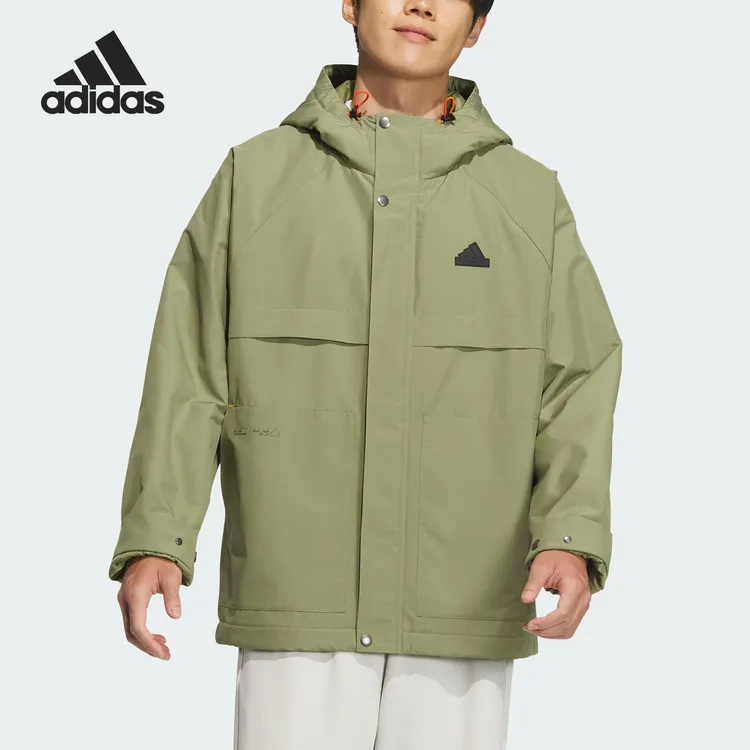 Adidas/阿迪达斯正品新款男士抗风透湿疏水夹克外套JI6842