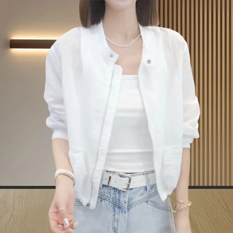 城市运动风潮流外套女2025年夏季新款舒适感轻薄透气防晒衣上衣女