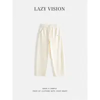LAZYVISION/阔腿直筒百搭女士休闲裤ZMD-31928