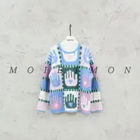 Moi et mon冬季新款小众设计师款套头毛衣休闲百搭舒适套头毛衣