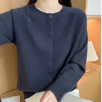 216#小香风长袖针织衫显瘦时尚百搭圆领开衫464