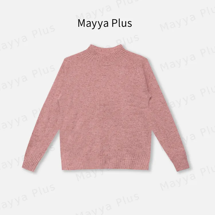 【暖手宝】Mayya Plus麦芽定制流光风绵羊毛针织衫百搭毛衣32546775