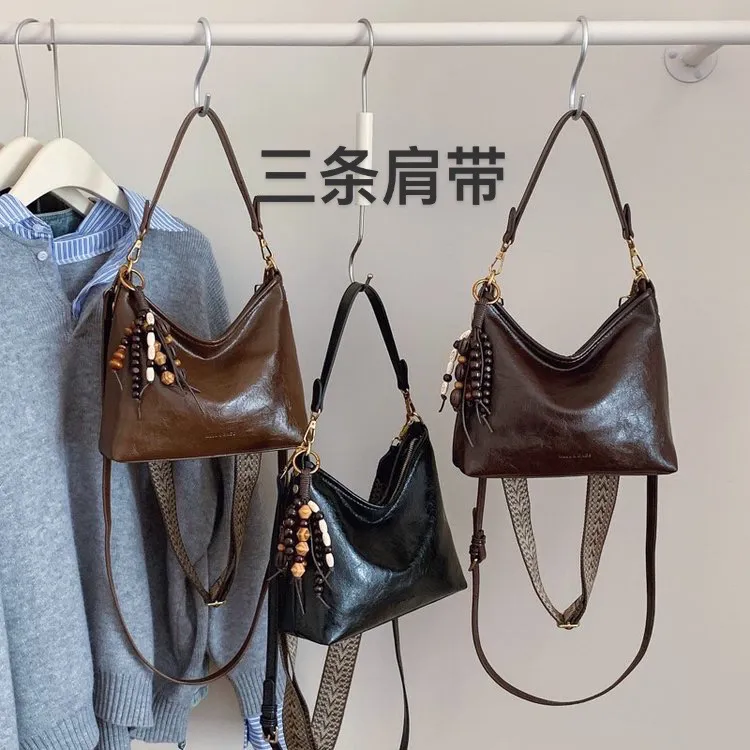 轻奢小众高级感包包女2025新款复古托特小包百搭单肩斜挎包1044