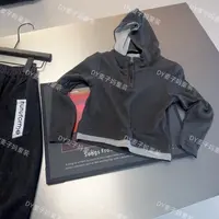 MZ.儿童弹力拉链短款休闲灰色时髦百搭长袖3181