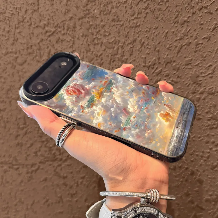 新款适用苹果16promax手机壳iphone17pro唯美苹果15创意小众高级