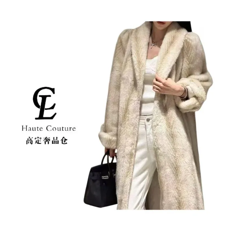 仙女冬袍清冷款保暖慵懒风宽松厚款女装冬季休闲百搭长款大衣外套