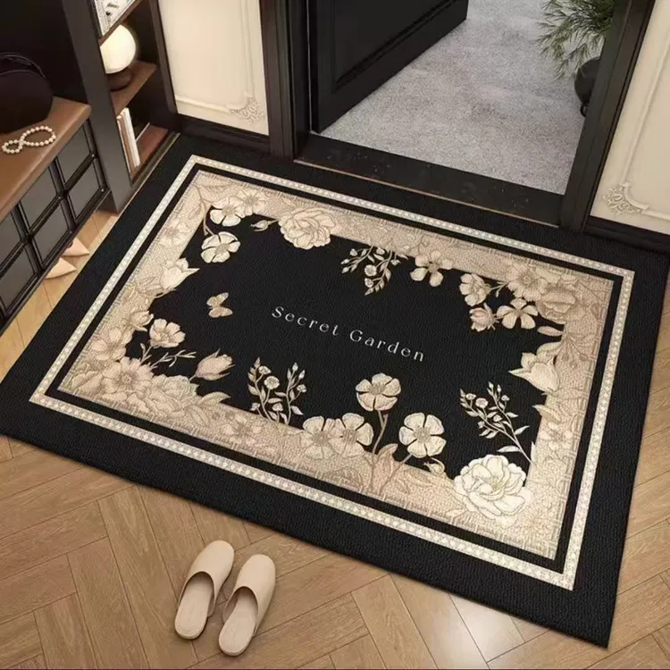 新款家用硅藻吸水地垫浴室卫生间防滑速干耐磨高级感轻奢地毯脚垫