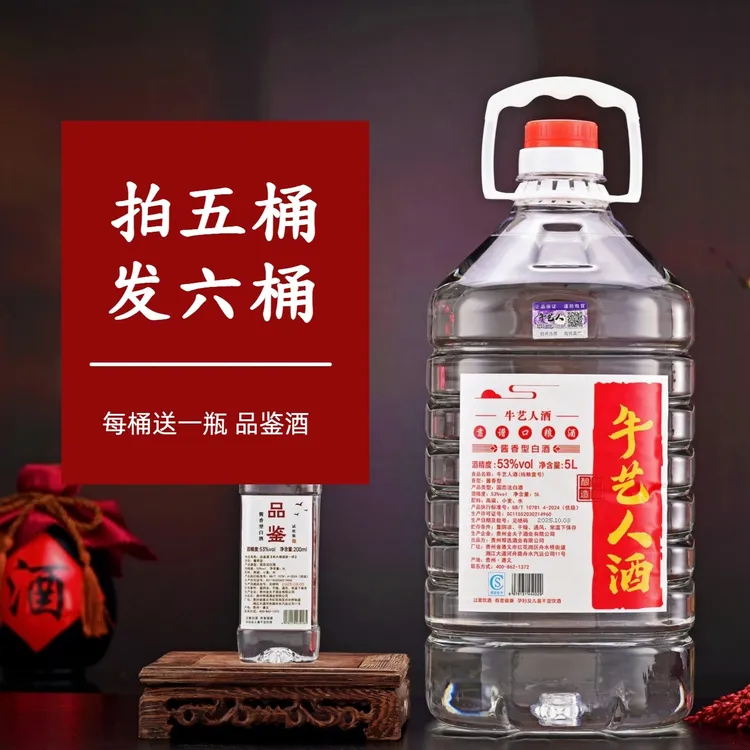 乎艺人壹号贵州茅台镇手艺师亲调酱香型白酒纯粮食53%Vol5000ml
