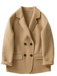  19908 秋冬新款韩版时尚双面大衣百搭气质外套 三楼 单