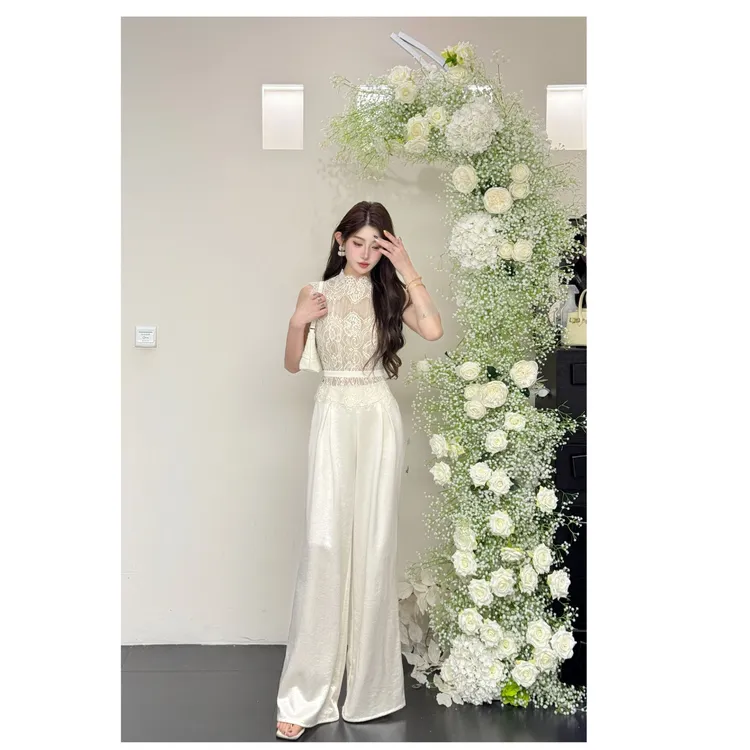 【精选优品】新款纯欲风吊带背心高街穿搭法式蕾丝时尚套装251138