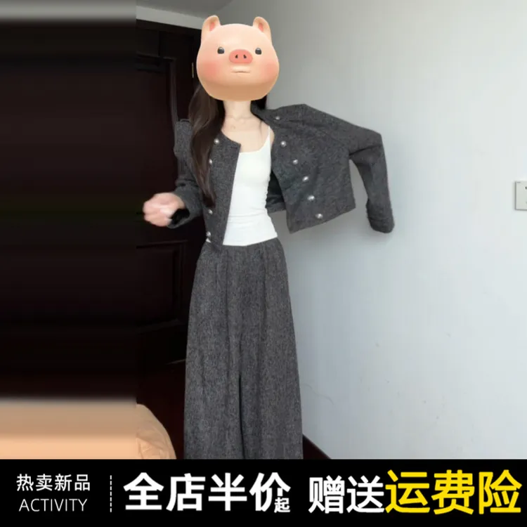 巨好看秋装搭配一整套女2025新款早秋韩系穿搭配休闲运动两件套装