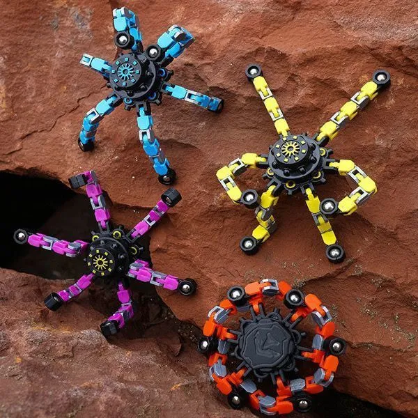 上课无聊小玩具指尖陀螺变形旋转玩具男孩女孩旋转解压益智儿童