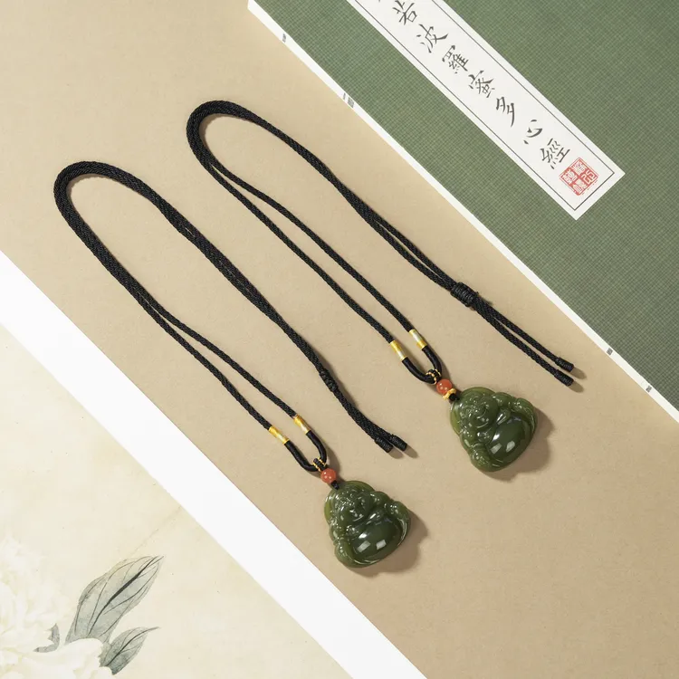 【云上叙】和田玉吊坠34*34*8mm多样性发一件V29601-M（甄选）含配绳