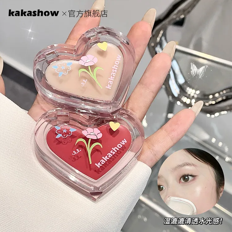 kakashow多用水光膏腮红光泽水润修饰轮廓高光提亮纯欲奶油肌推荐