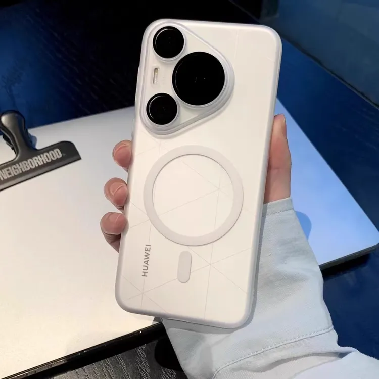 超薄磨砂磁吸壳适用于华为P80pro+手机壳自带镜头膜P70pro+保护套