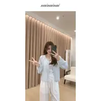 奈奈妮【轻薄开衫】防晒开衫长袖女2025夏季新款薄款6545