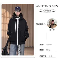 【安童森定制】设计感连帽加厚冲锋衣情侣款潮牌宽松开衫外套8990