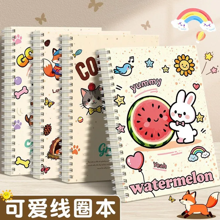 a5简约线圈ins文艺加厚学生笔记本作业本记事本日记本横线