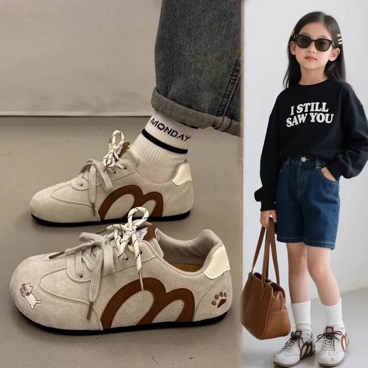 女童运动鞋2026新款春秋儿童德训鞋阿甘鞋轻便休闲百搭上学中大童商品图