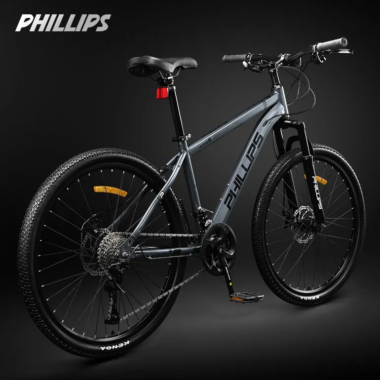 菲利普山地自行车铝合金成人变速越野日常上班代步两轮车骑行单车