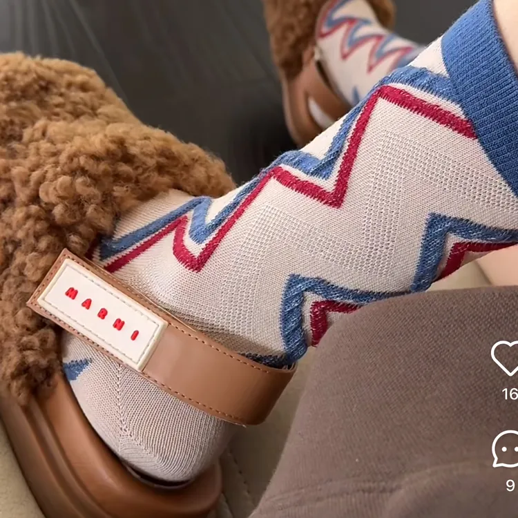 高级配色百搭好穿的中性风袜子复古高级感十足