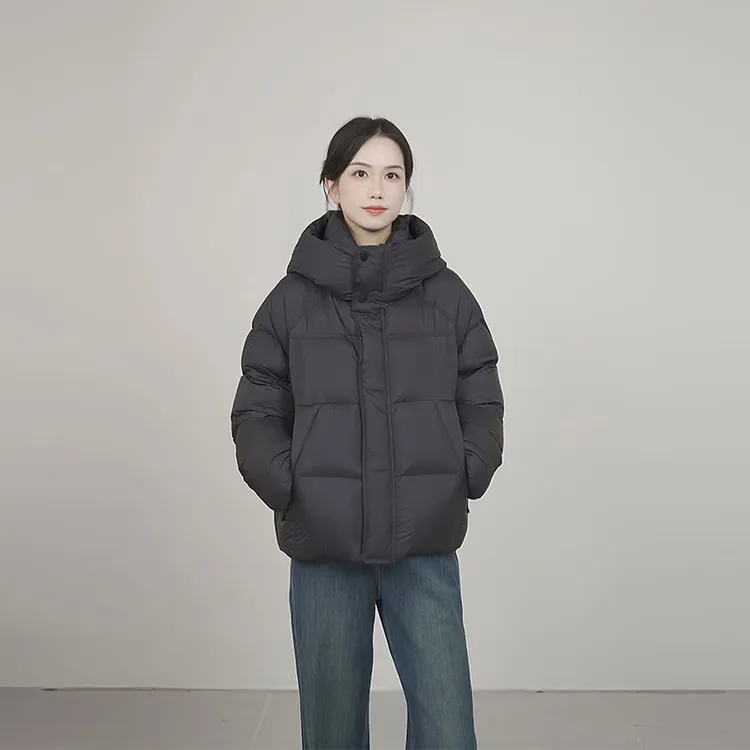 小禾【浮光】90白鸭绒磁吸快穿门襟防风树脂拉链无压自在超暖羽绒服