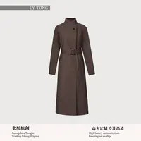 【飒姐专属】气质显瘦修身收腰时尚轻奢休闲风衣LZD25246