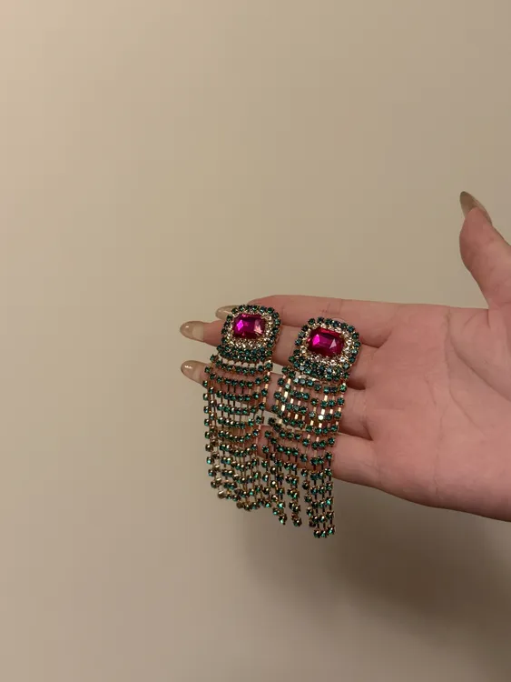 老货｜耳饰酒神流苏 默认微瑕zf-yl0001