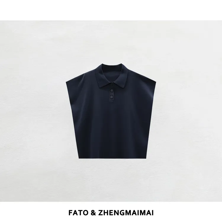 【郑买买】凉感Polo衫 夏季新款流行百搭老钱风气质Polo衫CC50705M1