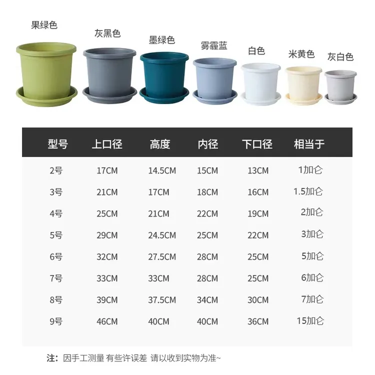 微瑕【没有托盘】树脂加厚四季花盆颜色色差不是坏盆小摩擦介意慎拍