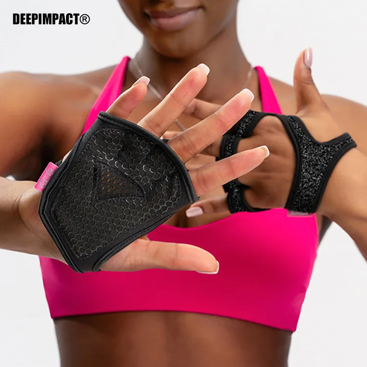 训练护掌健身防滑半指手套厚软垫硅胶耐磨防茧女器械装备运动护具