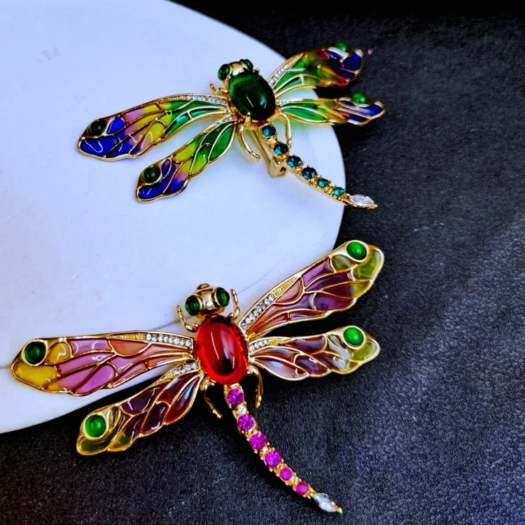 铜合金胸针 088 时尚百搭款蜻蜓胸针