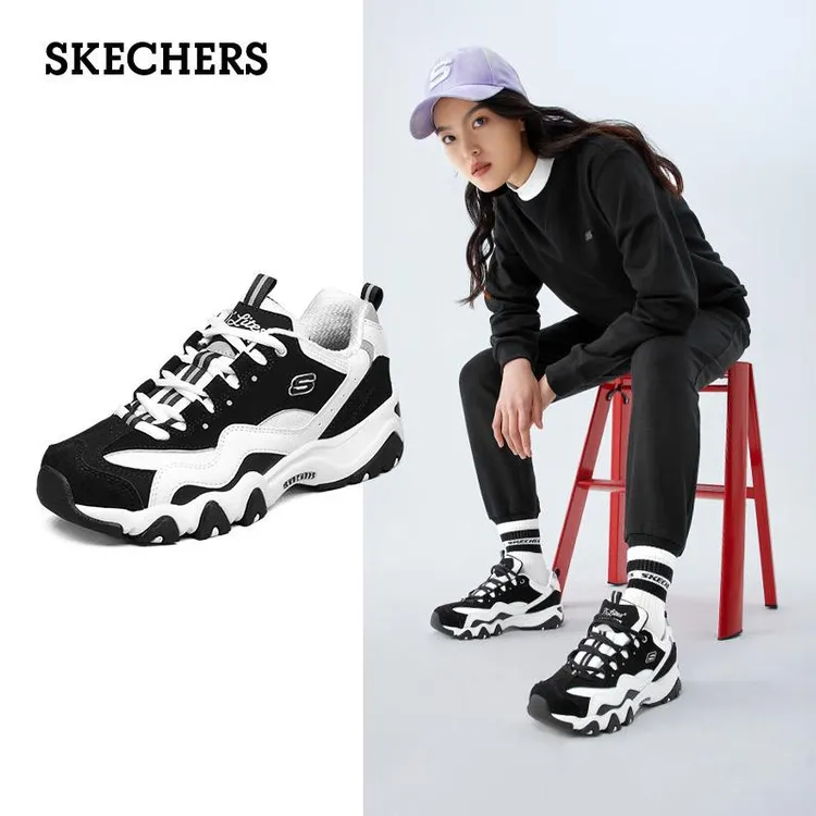 女鞋36码斯凯奇专柜撤柜经典熊猫老爹鞋